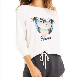 NWOT Wildfox Fiji Forever pullover sweatshirt